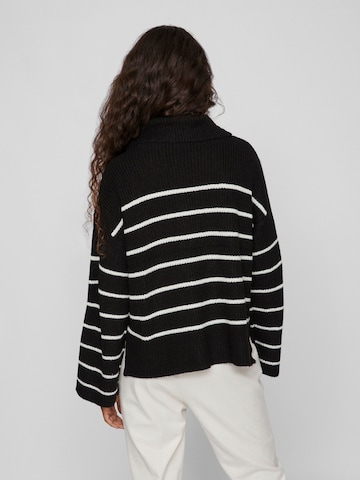 VILA Sweater 'Vigga' in Black