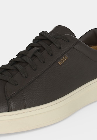 BOSS Platform trainers 'Kieran' in Brown