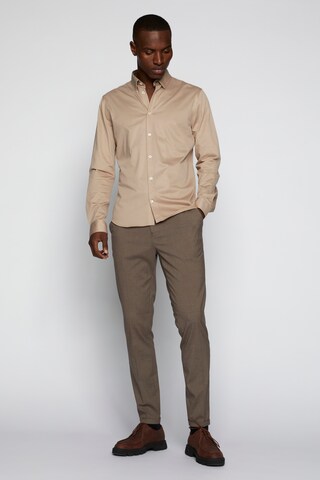 Matinique Regular Fit Hemd 'Trostol ' in Beige