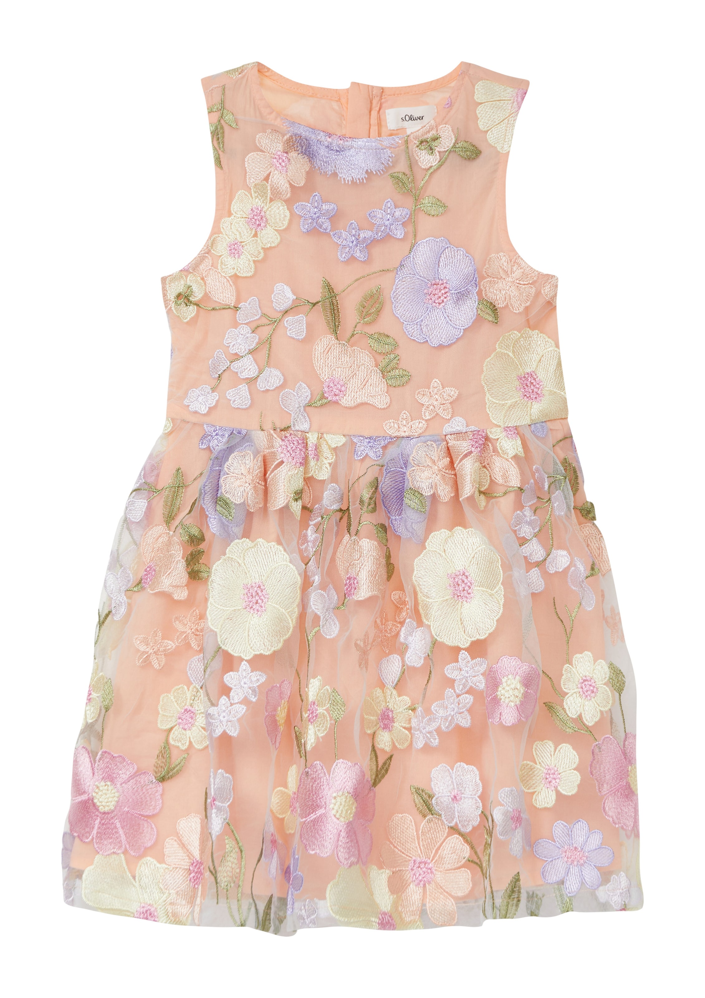 s.Oliver Kleid in Orange: Vorderseite