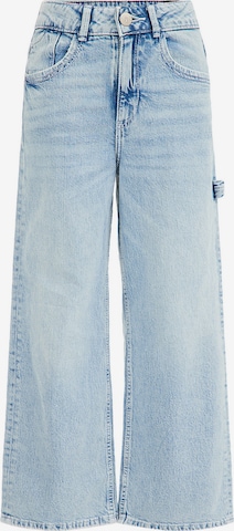 WE Fashion Wide Leg Jeans 'Ridge' in Blau: predná strana