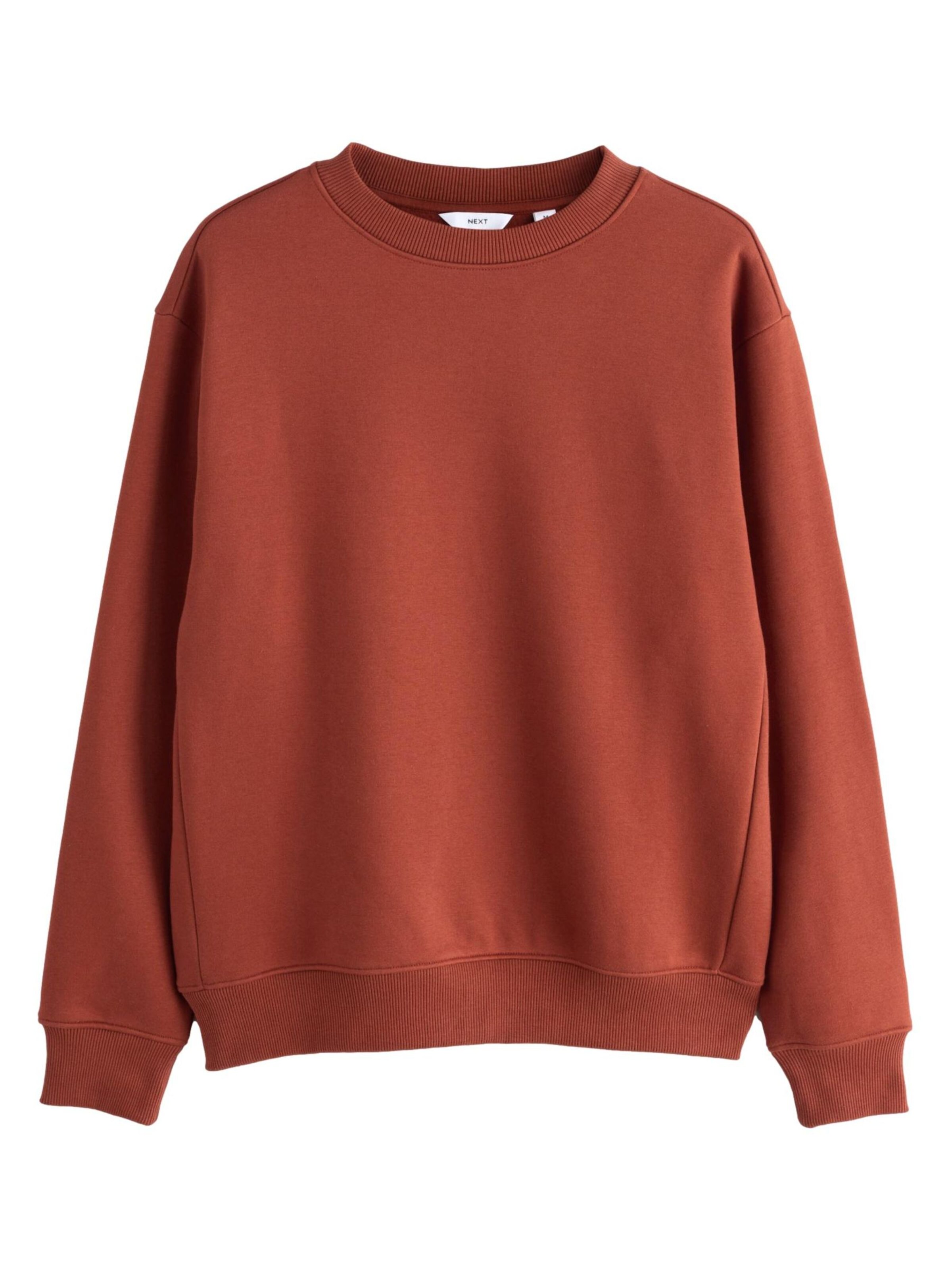 Next Mikina – hnědá: přední strana