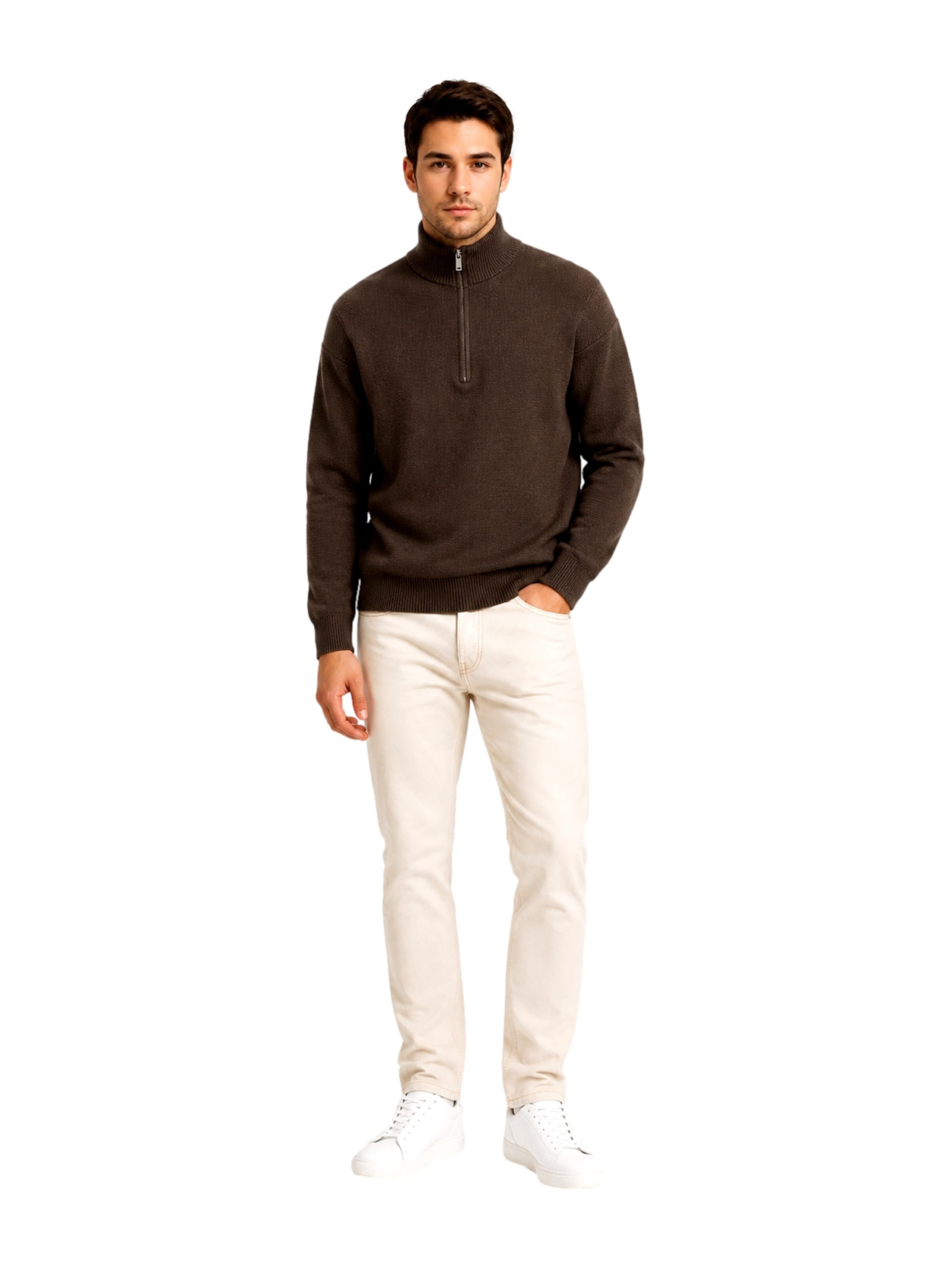 Only & Sons Pullover 'ONSCARTER' in Braun