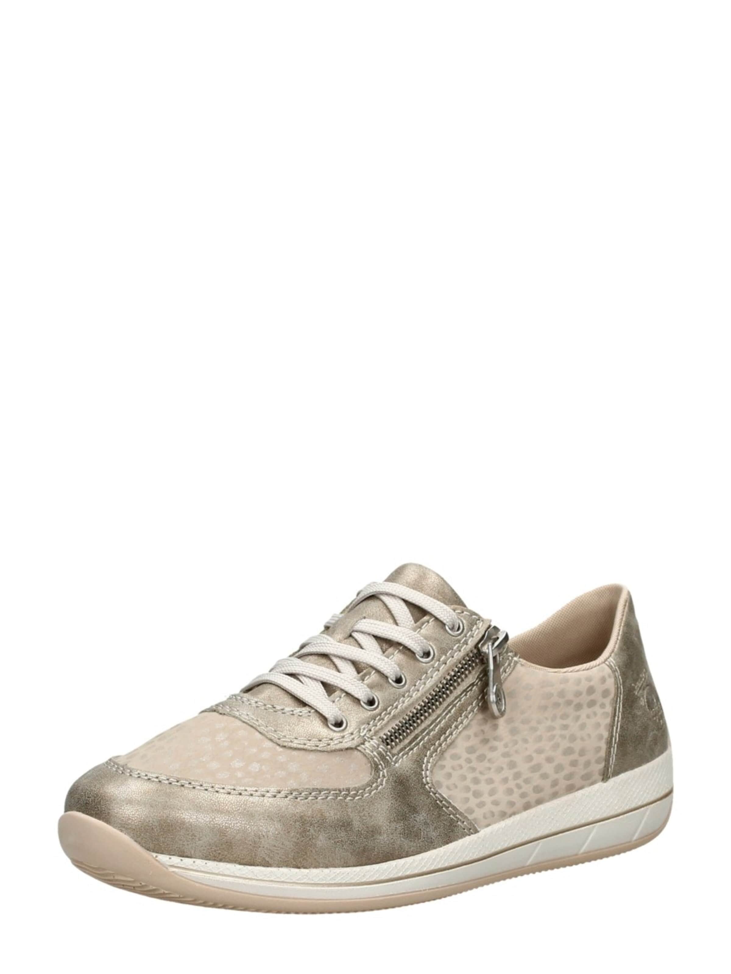 Chaussure à lacets 'Veterschoenen Laag' Rieker en beige