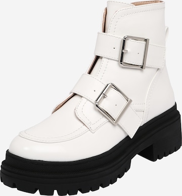 ABOUT YOU Boots 'Ela' in White: front