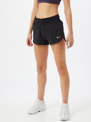 NIKE Regular Sportsbukse 'Eclipse' i svart: forside