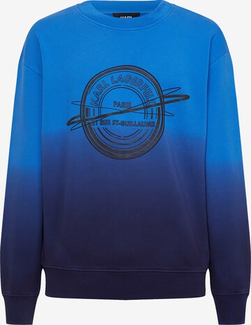 Karl Lagerfeld Sweatshirt in Blauw: voorkant
