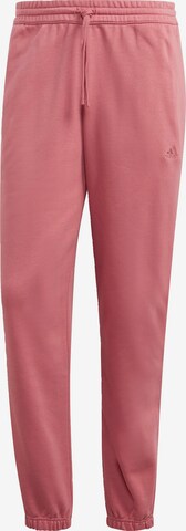 Effilé Pantalon de sport ADIDAS SPORTSWEAR en rose : devant