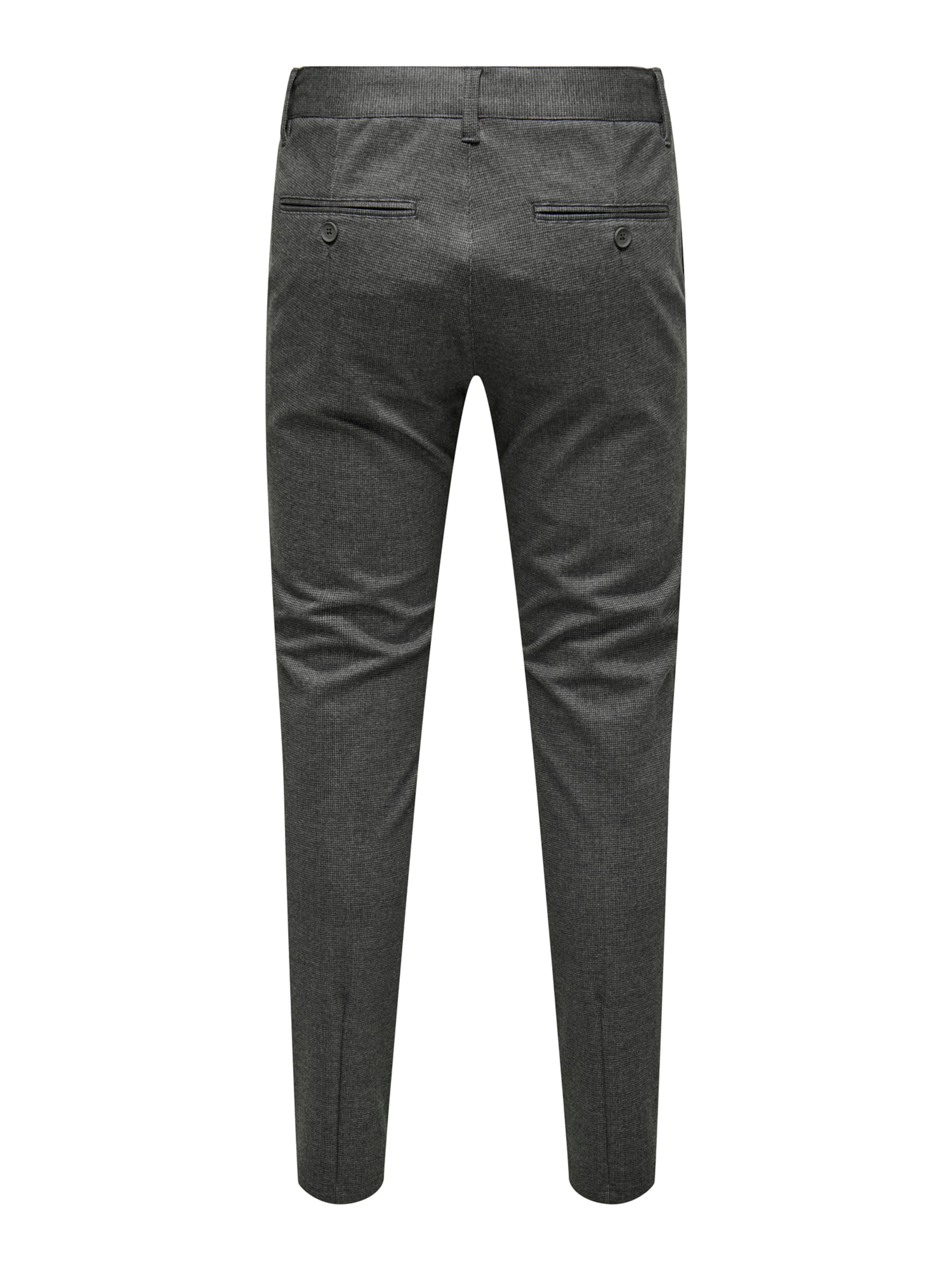 Only & Sons Slim fit Chino Pants 'ONSMark' in Black