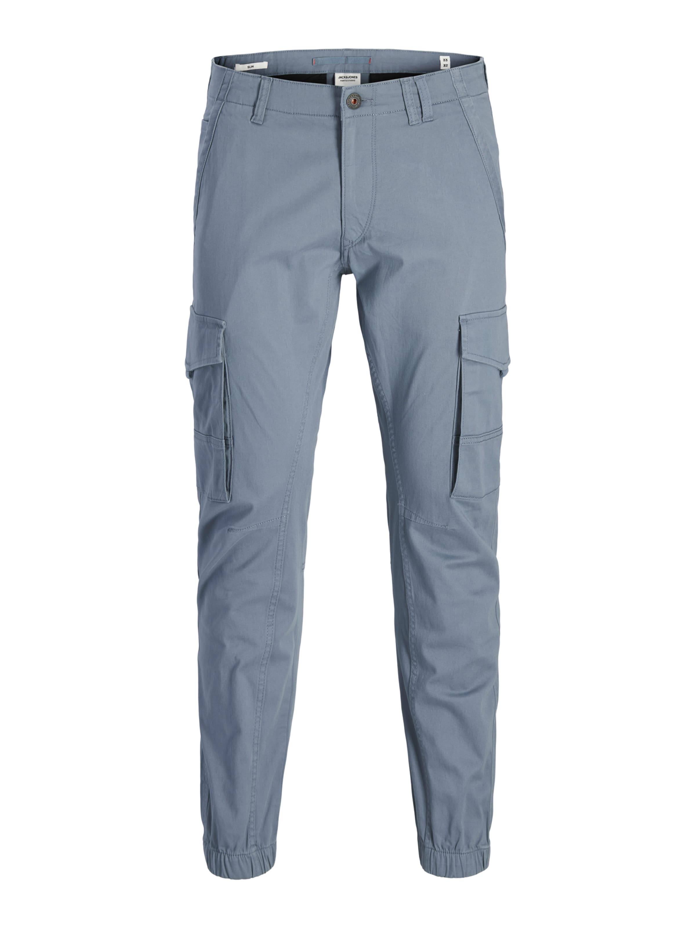 Slimfit Pantaloni cargo 'JJIPAUL JJFLAKE' di JACK & JONES in blu: frontale