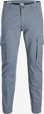 mėlyna JACK & JONES Prigludęs Laisvo stiliaus kelnės 'JJIPAUL JJFLAKE': priekis