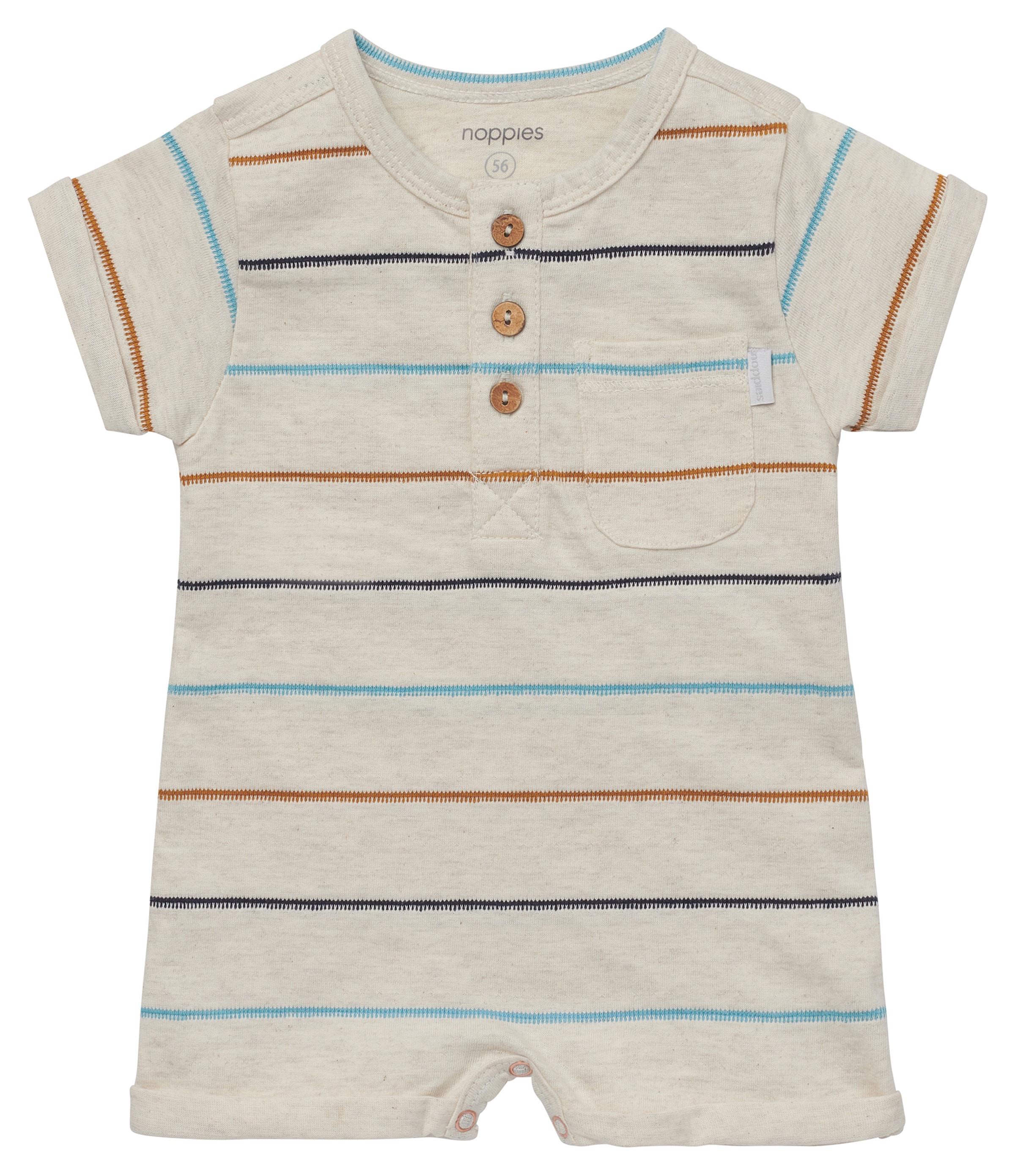 Noppies Romper/Bodysuit 'Huozhou' in White: front