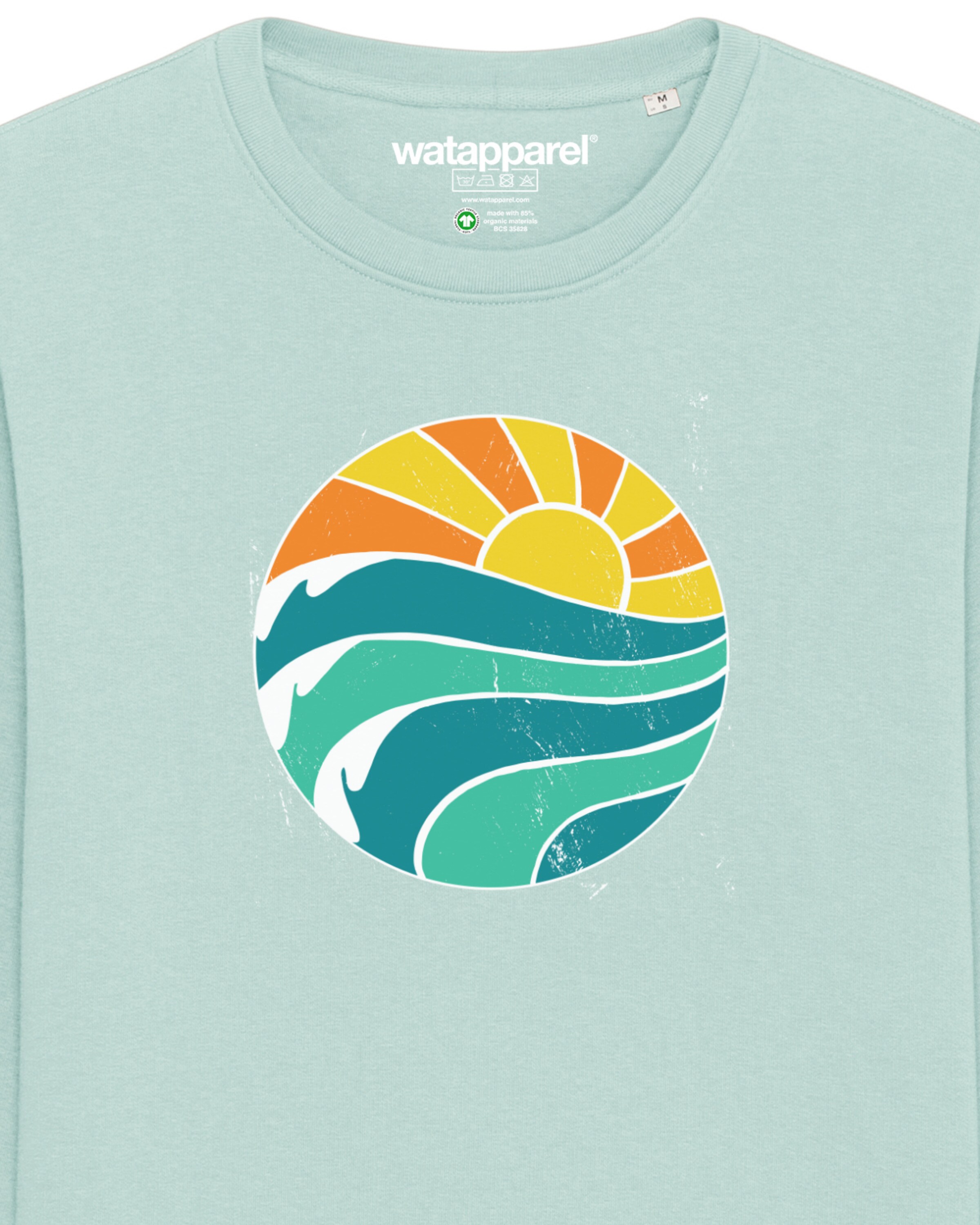 Sweat-shirt ' Summer Sun ' Watapparel en bleu