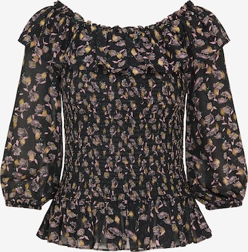 DreiMaster Vintage Blouse in Zwart: voorkant