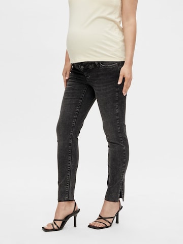 MAMALICIOUS Slim fit Jeans 'Sitka' in Black: front