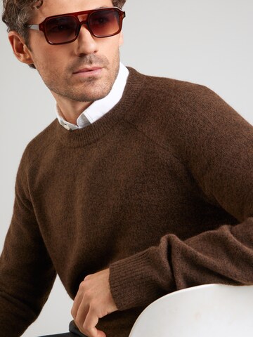 SELECTED Pullover 'SLHRAI' i brun