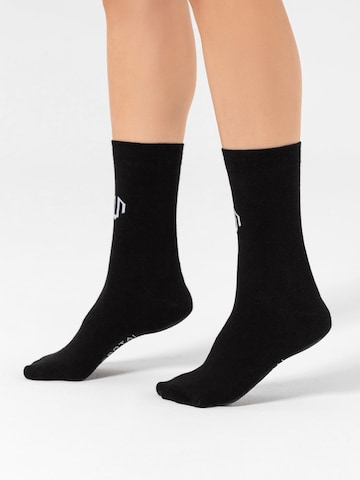 MOROTAI Sportsocken ' Brand Logo Crew Socks ' in Schwarz: predná strana