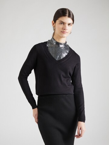 Pull-over COMMA en noir : devant