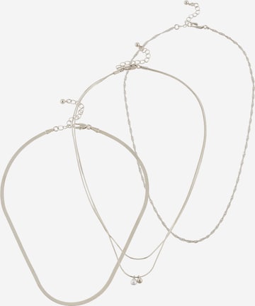 PIECES - Colar 'PCANNA' em prata: frente