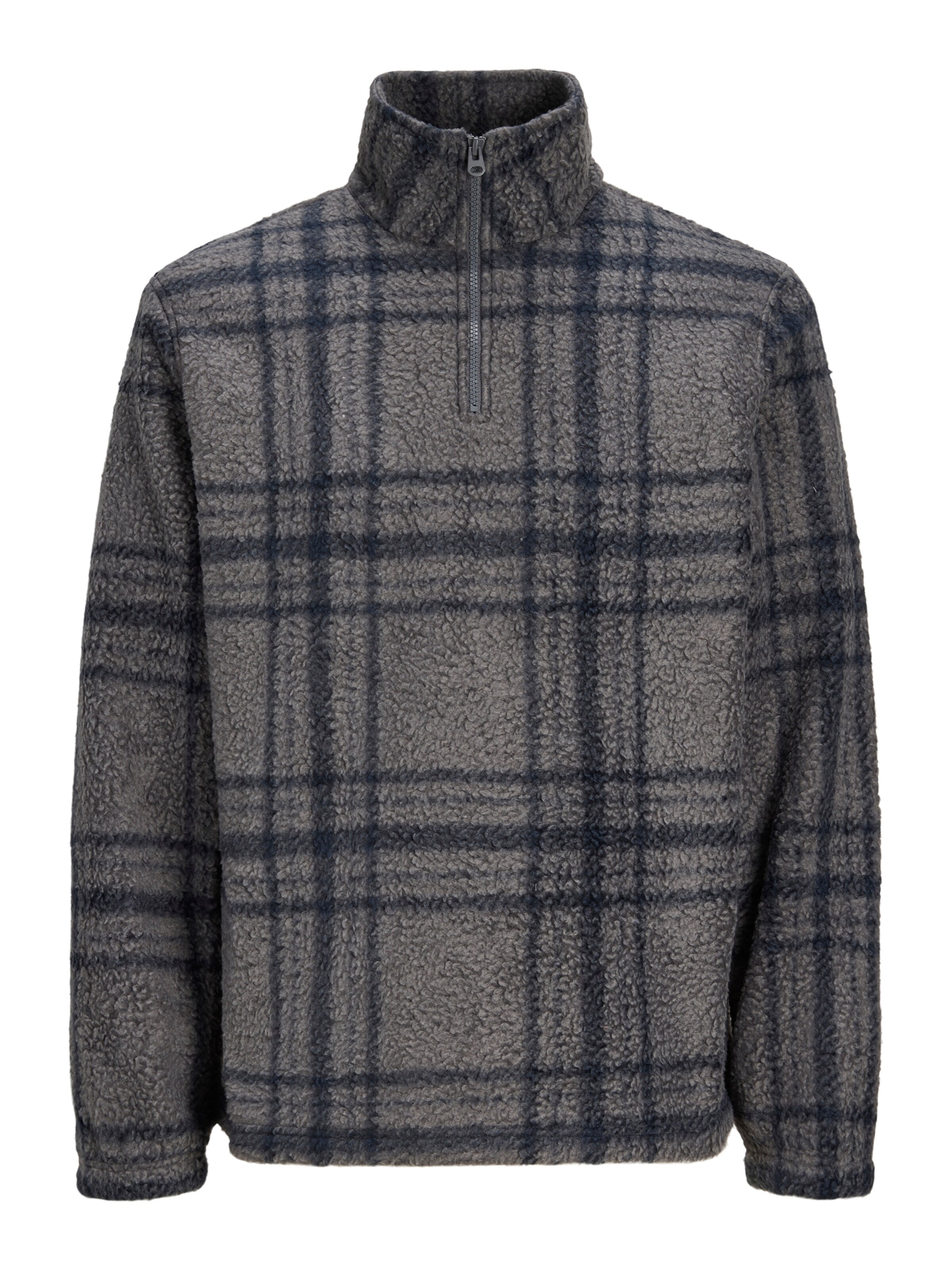 pelēks JACK & JONES Džemperis 'JORSEBASTIAN': no priekšpuses