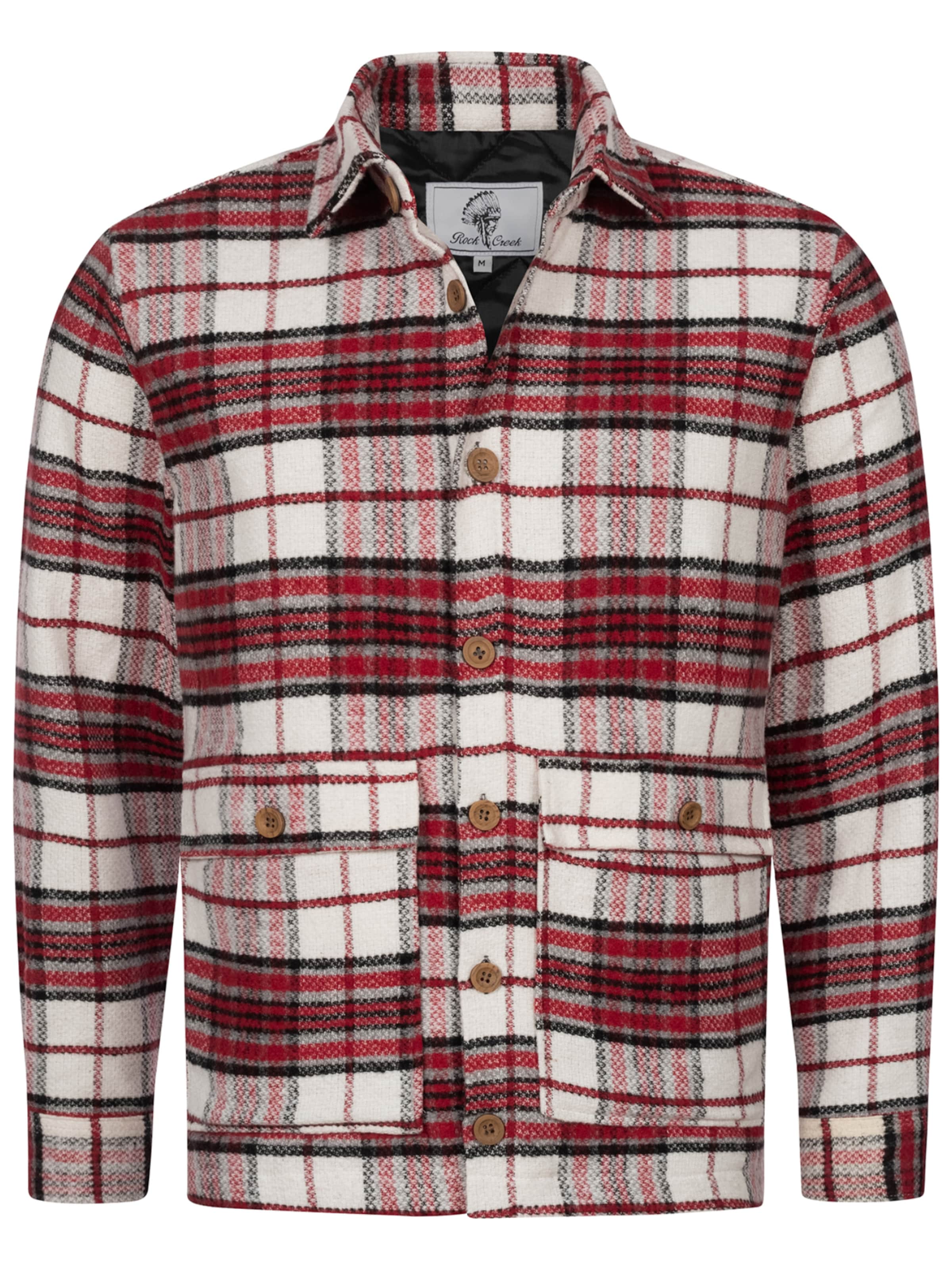 Rock Creek Regular Fit Hemd in Rot: Vorderseite