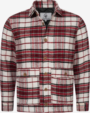 Rock Creek Button Up Shirt in Red: front