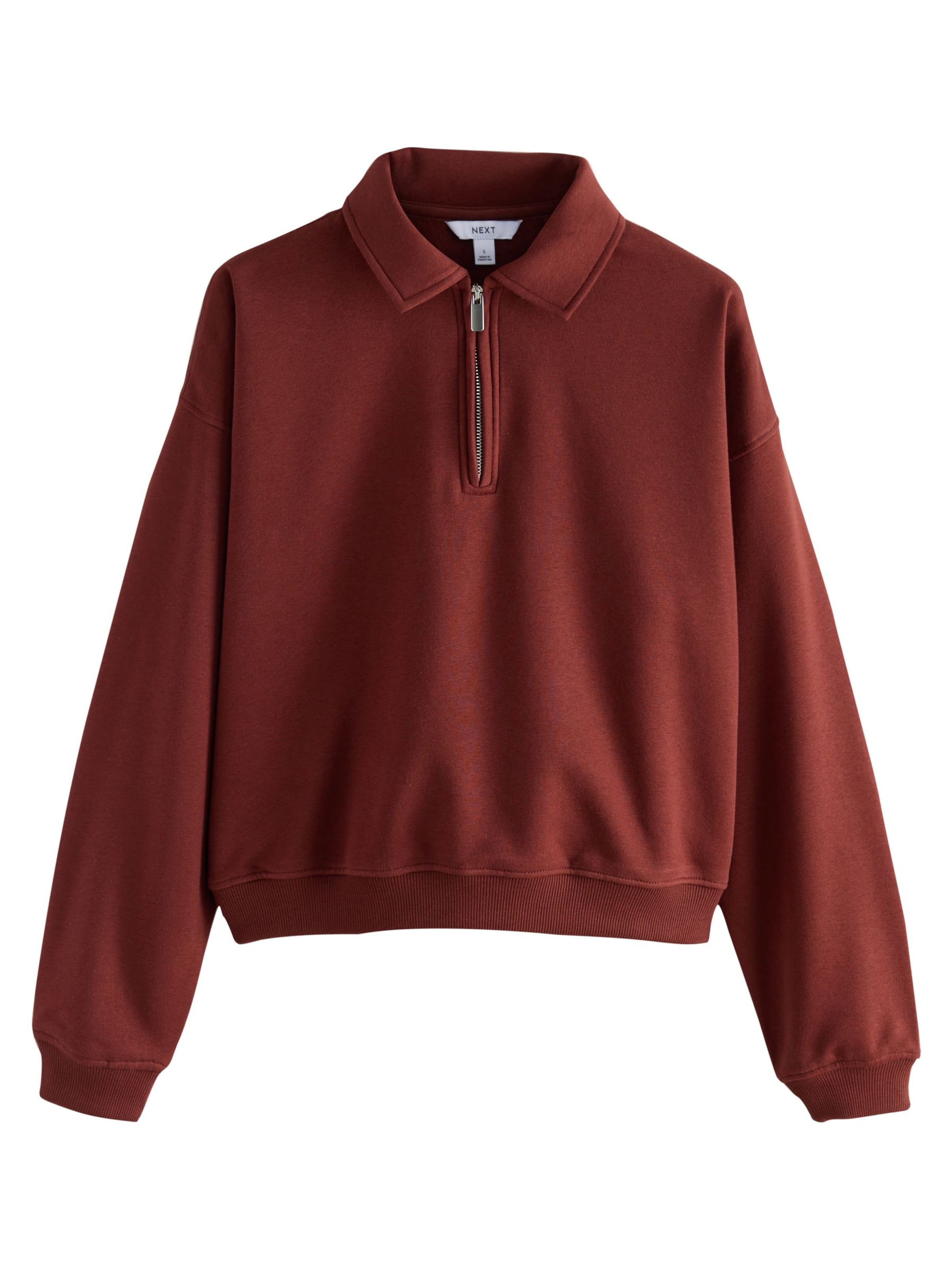 Next Mikina 'Essential' - Hnedá: predná strana