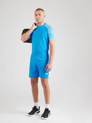 PUMA Štandardný strih Športové nohavice 'TeamLIGA26' - Modrá