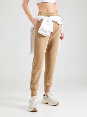 Effilé Pantalon 'Premium Core 2.0' G-Star RAW en beige : devant