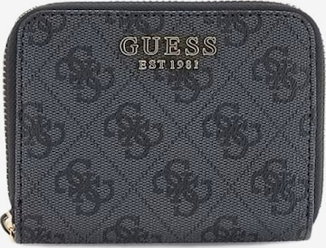 Portamonete 'Laurel II' di GUESS in nero: frontale