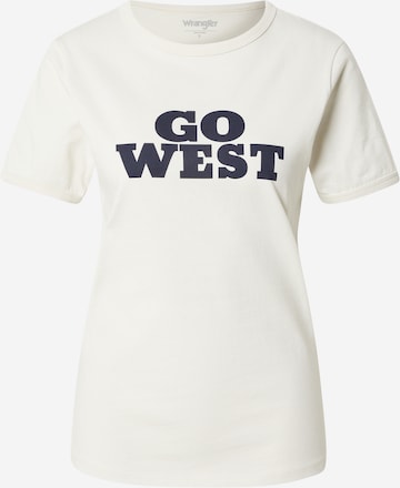 WRANGLERMajica - bijela boja: prednji dio