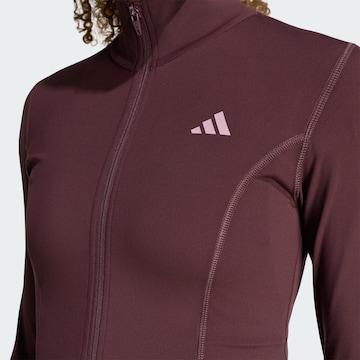 ADIDAS PERFORMANCE Athletic Jacket 'Studio' in Red