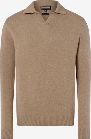 Pull-over Finshley & Harding en beige : devant