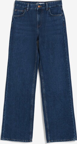 Wide Leg Jean Bershka en bleu : devant