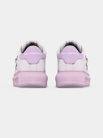 Sneaker low de la Karl Lagerfeld pe alb