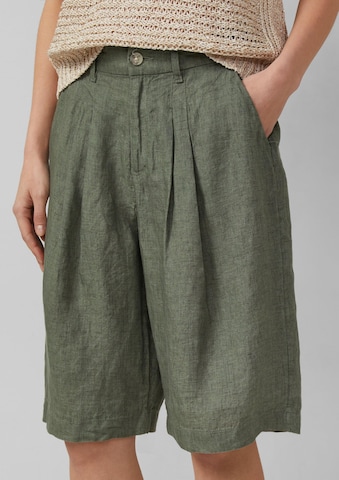 Wide Leg Pantalon s.Oliver en vert