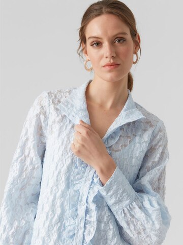 VERO MODA Bluse i blå