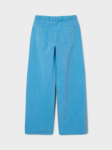 NAME IT Wide Leg Jeans 'Rolizza' in Blau
