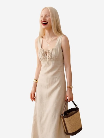 Robe My fashion en beige