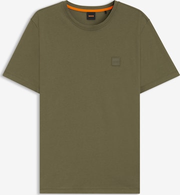 BOSS T-Shirt in Grün: Vorderseite