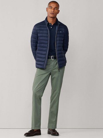 Regular Pantalon à plis 'Sanderson' Hackett London en vert