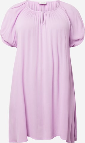 KAFFE CURVE Tunic 'Cami' in Purple: front