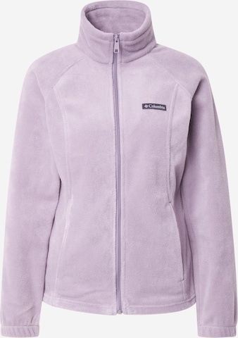 Veste en polaire fonctionnelle 'Benton Springs' COLUMBIA en violet : devant