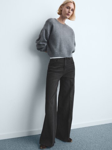 évasé Jean 'ELISE' MANGO en noir