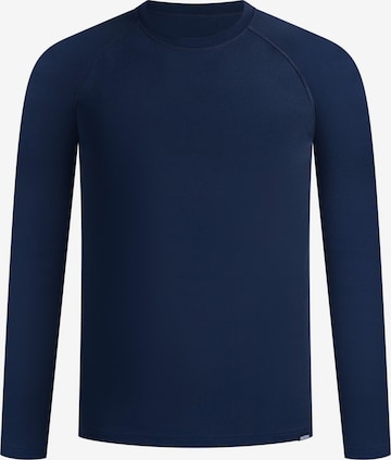 Smilodox Shirt ' Zeyn ' in Blauw: voorkant