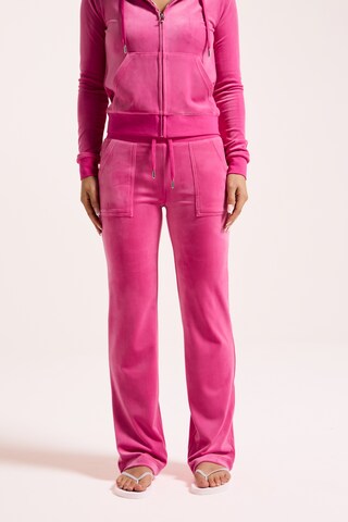 Juicy Couture Regular Hose 'DEL RAY' in Pink: Vorderseite