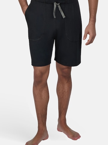 Pantalon de pyjama 'Theo' Myjama en noir : devant