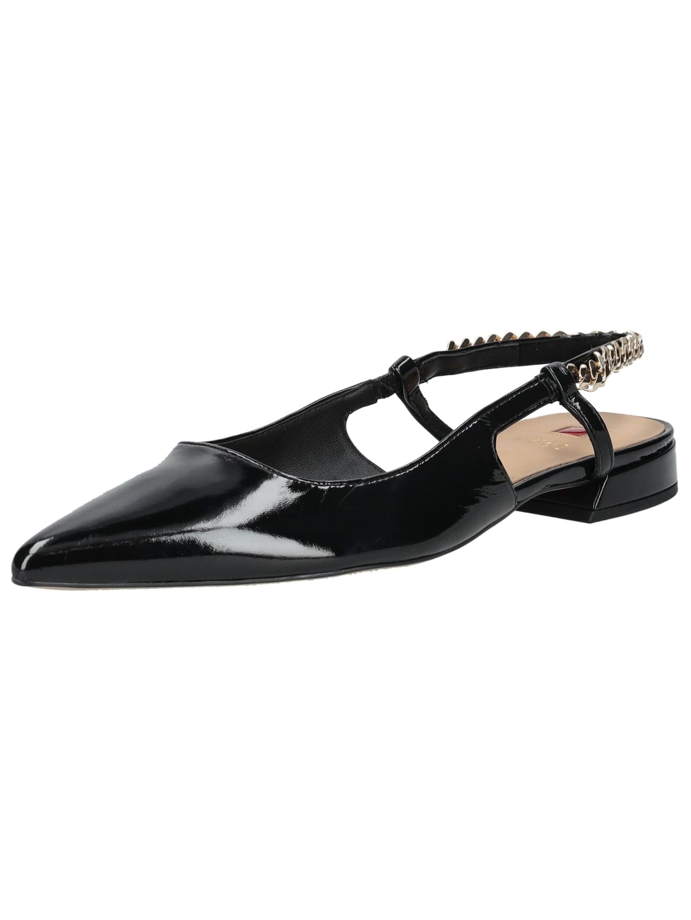 Högl Strap ballerina 'Jessica' in Black: front