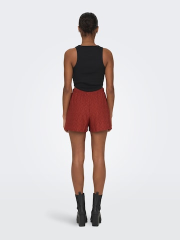 ONLY Regular Shorts 'Dalia' in Rot