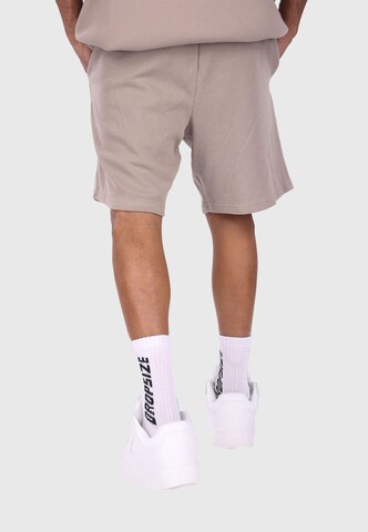 Dropsize - Loosefit Calças em cinzento